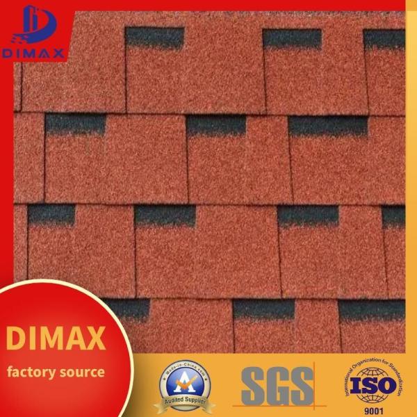 Quality Colored Fiberglass Asphalt Shingles Stone Coated Composite Type Roofing Shingles for sale