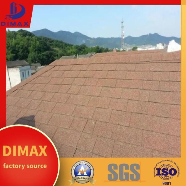 Quality Colored Fiberglass Asphalt Shingles Stone Coated Composite Type Roofing Shingles for sale