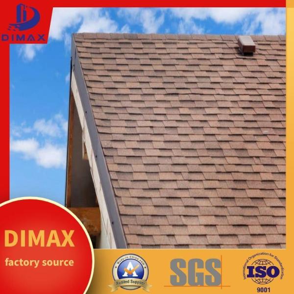 Quality Colored Fiberglass Asphalt Shingles Stone Coated Composite Type Roofing Shingles for sale