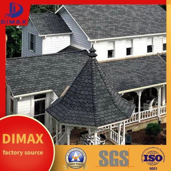 Quality Colored Fiberglass Asphalt Shingles Stone Coated Composite Type Roofing Shingles for sale