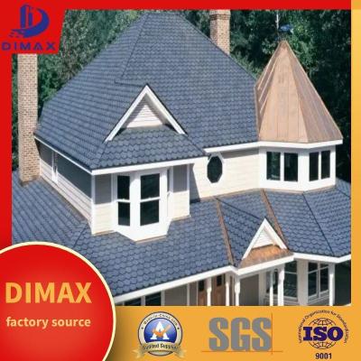 Quality Colored Fiberglass Asphalt Shingles Stone Coated Composite Type Roofing Shingles for sale