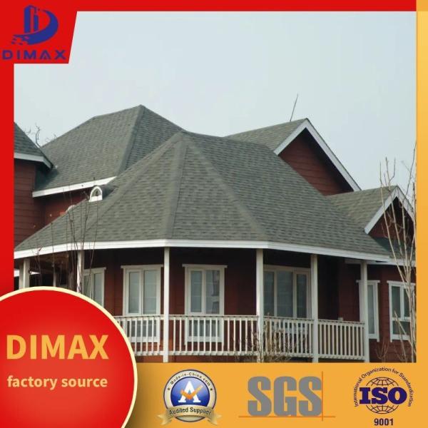 Quality Waterproof Colored Stone Coated Fiberglass Asphalt Roof Tiles Laminated Roofing for sale