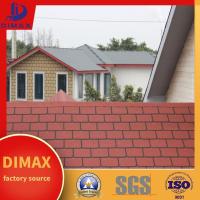 Quality Wind Resistance Stone Covered Metal Roofing Tile Asphalt Size 1000mm for sale