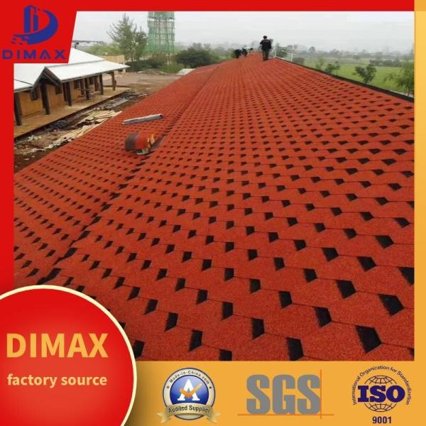 Quality Waterproof&Fire-resistant Colored Fiberglass Asphalt Shingles Luxury Asphalt for sale