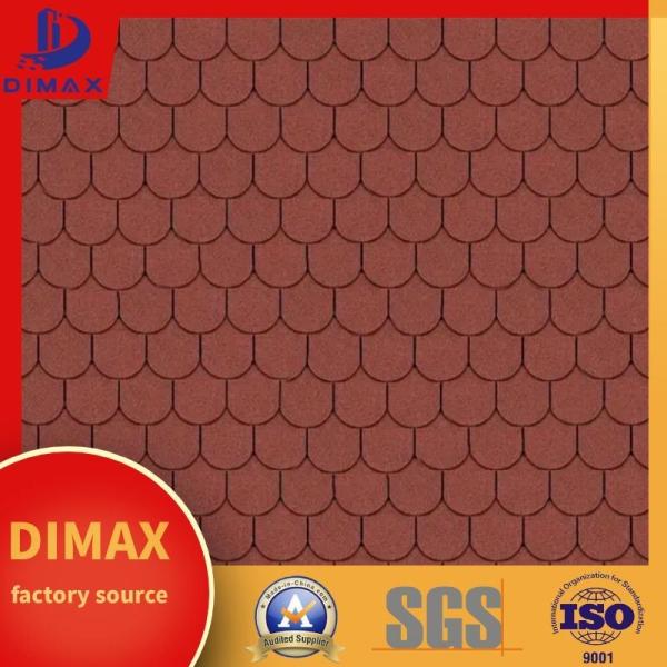 Quality Colored Fiberglass Asphalt Shingles Stone Coated Composite Type Roofing Shingles for sale