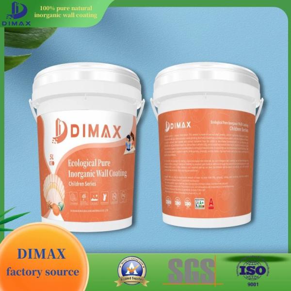 Quality Purify Air Decompose Formadehyde 100% Pure Natural Ecological Inorganic Wall Coating For Child Room for sale