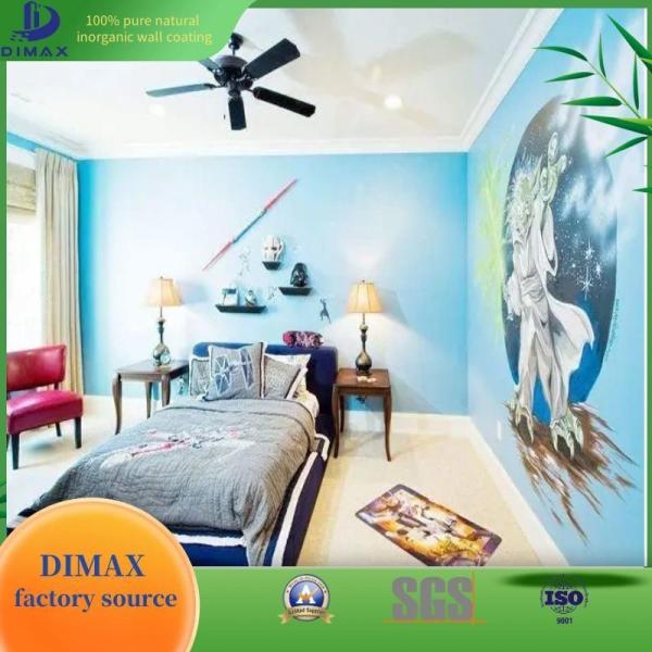 Quality Flame Retardant No Chemical Inorganic Mineral Wall Painting for Air Drying Class for sale