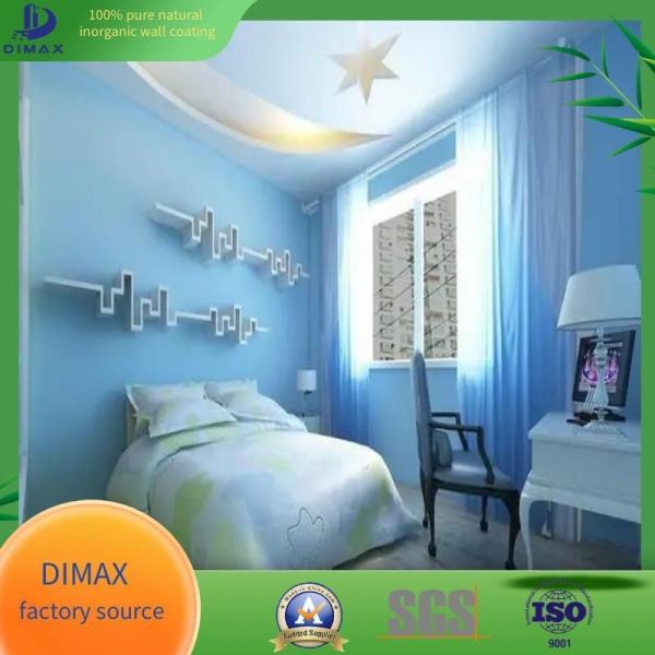 Quality 0 Voc Liquid Natural Inorganic Mineral Flame Retardant Wall Paint Strong Alkali for sale