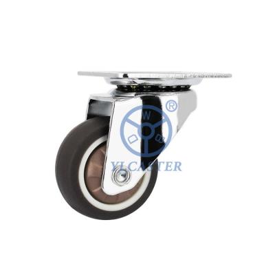 中国 360°コーヒー テーブルのための回転版の車輪の回転ヘッドの床の保護の家具の足車 販売のため