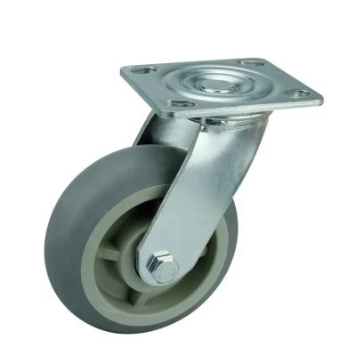China Iron Wheel Center Heavy Duty Casters Red Load Capacity Up To 837lbs For Heavy Loads for sale
