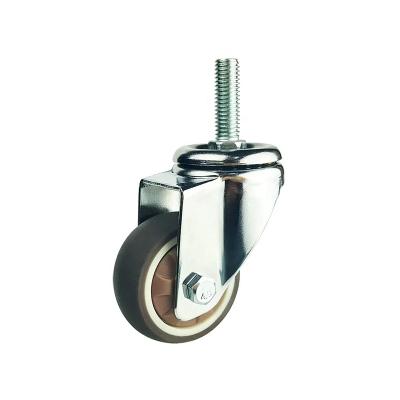 China White Grey Medical Casters With Plate Nylon Bracket For Patient Transport à venda