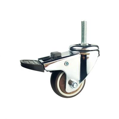 China 275lbs Loaded Capacity Plate Casters For Commercial en venta