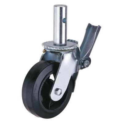 China Furniture Casters Black Wheel Compatible With Most Furniture en venta