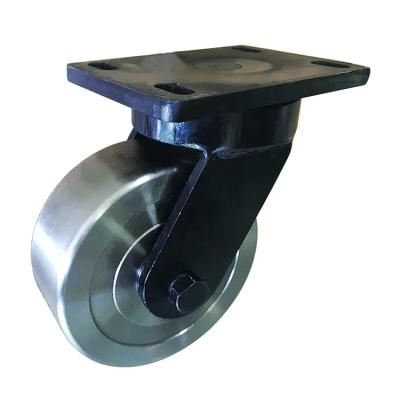 China 2000 Lbs Total Lock Front Brake Super Heavy Duty Steel Casters for sale