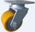 China 7.5 pulgadas de radio giratorio de la placa de montaje de la rueda con doble rodamiento de bolas en venta