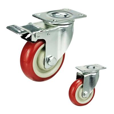China Wholesales 100mm PVC Medium Duty Casters for sale