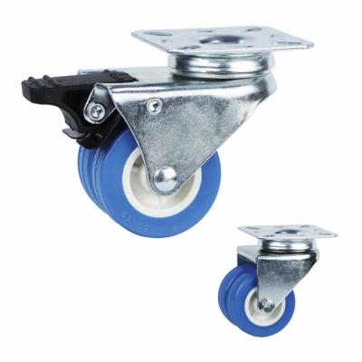 China PVC 198lbs Loading 50mm Light Duty Casters For Washing Machines for sale