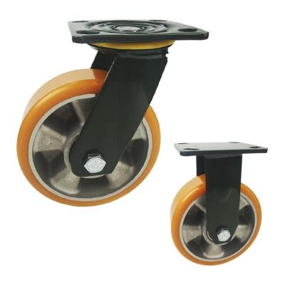 China 880lbs Capacity 8 X 2 Caster Wheel , Wearable Aluminum Caster Wheels for sale