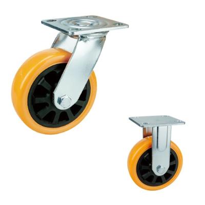 China PVC 100x50mm Heavy Duty Swivel Caster Wheels For Industrial for sale