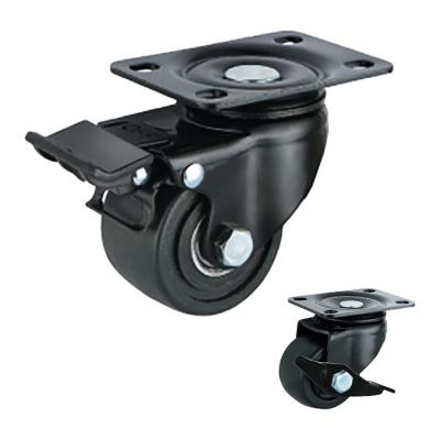 China 50mm Black Nylon Casters for sale