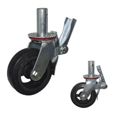 China 8inch Rubber Scaffolding Wheels for sale