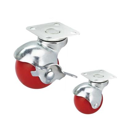 China 2 Inch PP 55lbs Loading Furniture Casters With Swivel Plate for sale