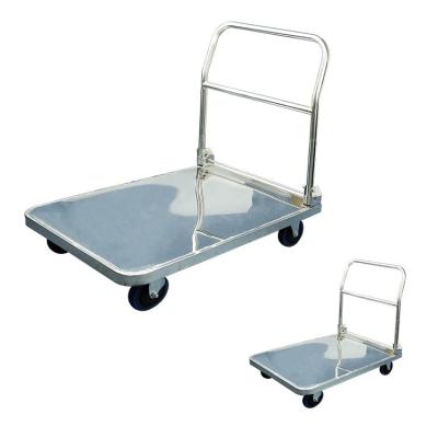 China 201SS Foldable Platform Trolley for sale