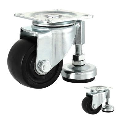 China 350kg Loading PA 3 Inch Heavy Duty Swivel Casters With Feet Cups for sale