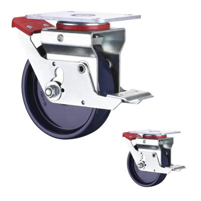 Chine échafaudage de roue de roulette de 200mm, roue de chargement de l'échafaudage 700kg résistante à vendre