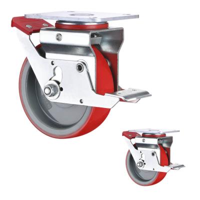 Chine roues de pivot d'échafaudage de 125mm, échafaudage de roue de la roulette ISO9001 à vendre