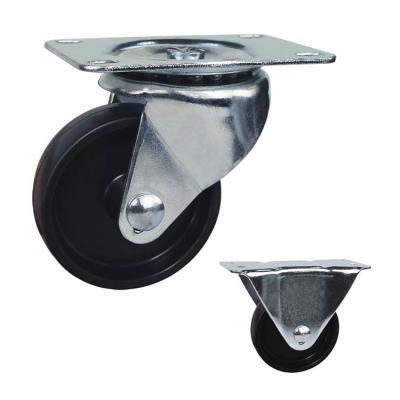 China 2 Inch 70kg Capacity Low Profile Caster Wheels For Industrial Machines for sale