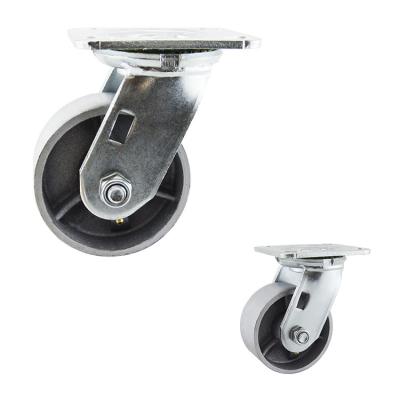 China Rodamiento de rodillos ruedas del arrabio del eslabón giratorio de 4 pulgadas para los muebles en venta