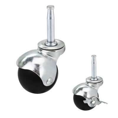 China 2 Inch Swivel Ball Casters With 8x38mm Long Stem For Chairs for sale