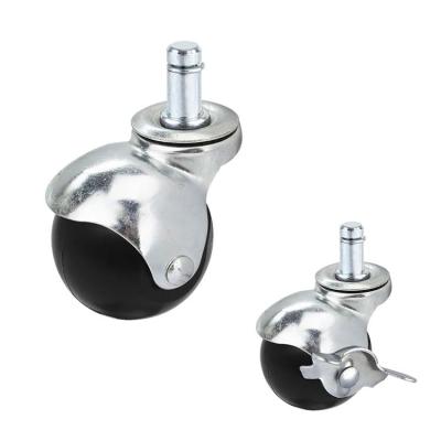 China 11x22mm Grip Ring Stem Swivel Ball Caster Wheels 25kg Capacity for sale