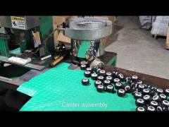 How we produce light duty black pvc swivel casters