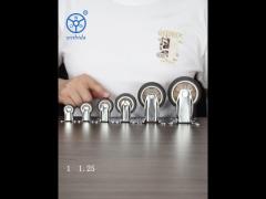 Brown TPR furniture casters introduction-YLcaster