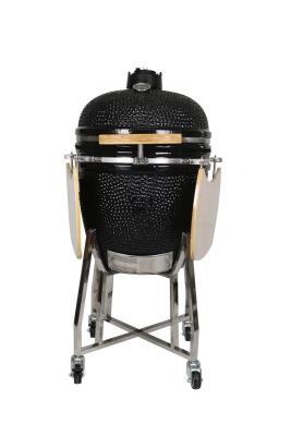 China Outdoor 22 Inch Kamado Grill Stainless steel Charcoal Black Color 57cm for sale