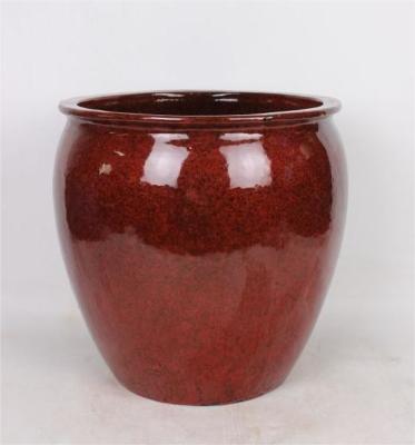 China Ceramic Hand Made Outdoor Glazed Plant Pots 13.5'' 18'' 23'' for sale