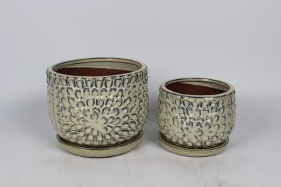 China Macetas de cerámica para interiores para plantas de interior de 6 pulgadas y 8 pulgadas en venta
