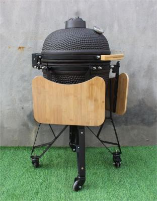 China Matte Black Color 50cm 20 Inch Kamado Grill Outdoor Charcoal for sale