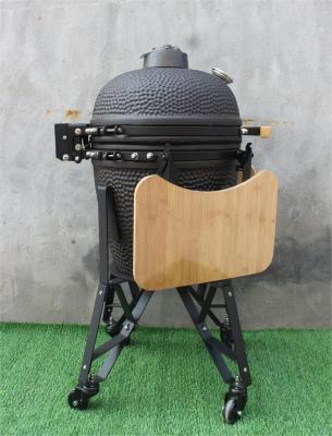 China 20 Inch Ceramic Barbecue Grill Outdoor Matte Black Color 51cm for sale