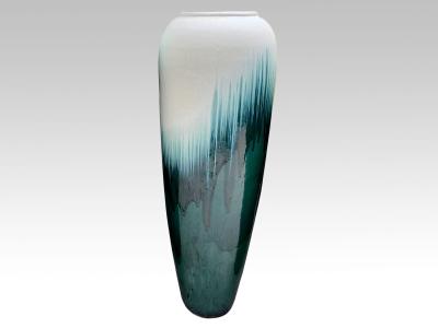 中国 Ceramic Outdoor Pot High Fired Ceramic Pots For Outside 47 inch Tall vase 販売のため