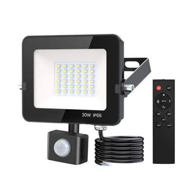 China Security PIR Motion Sensor Led Flood Light with RF Remote Control for sale