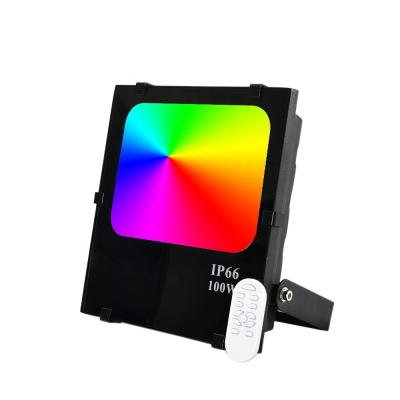 China Luzes de inundação 2700K do diodo emissor de luz de Smart IK08 IP66 RGB a 6500K para shopping à venda