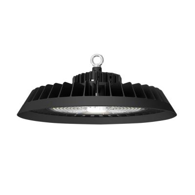 China 0-10V Dimmable LED UFO High Bay Lights 150W 22000 Lumens Black Aluminum for sale