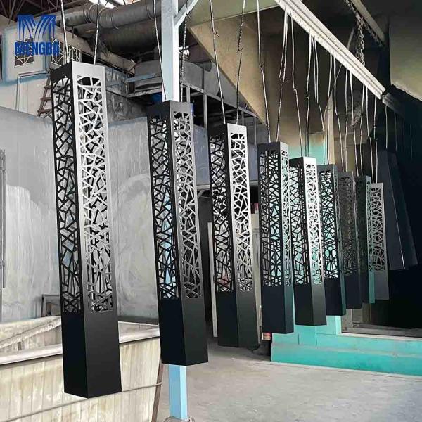 Quality Stadiums Aluminium Exterior Wall Cladding 1mm / 2mm Thickness Column Cover for sale