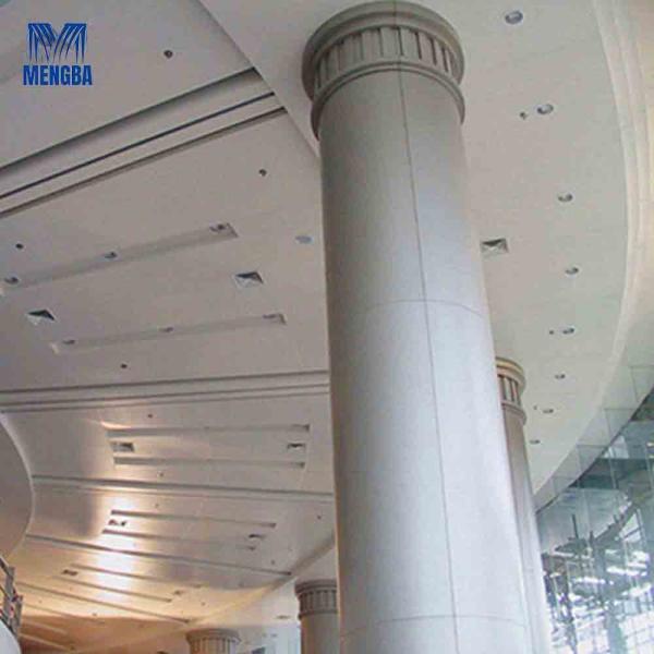 Quality Stadiums Aluminium Exterior Wall Cladding 1mm / 2mm Thickness Column Cover for sale