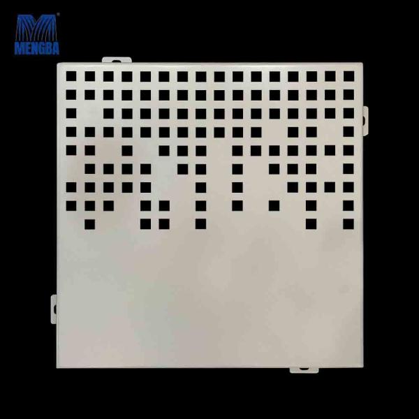 Quality Customized Aluminium Curtain Wall Punched Plate Cladding Facade for sale