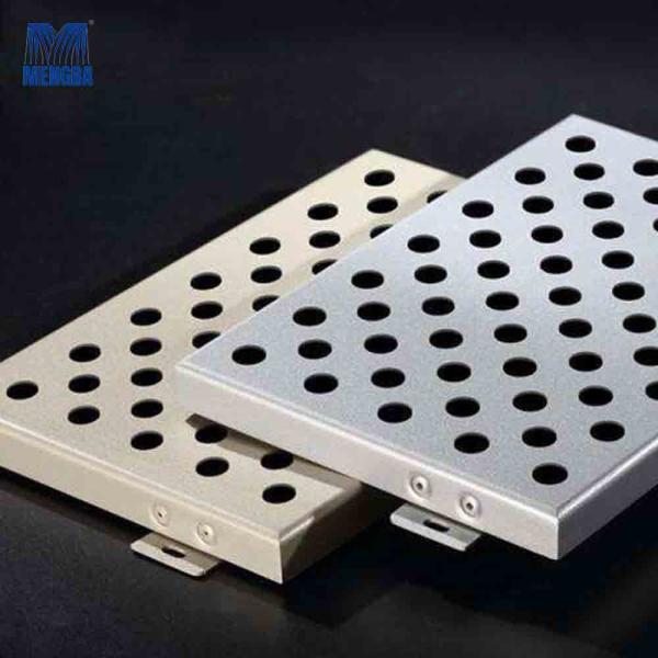 Quality Customized Aluminium Curtain Wall Punched Plate Cladding Facade for sale