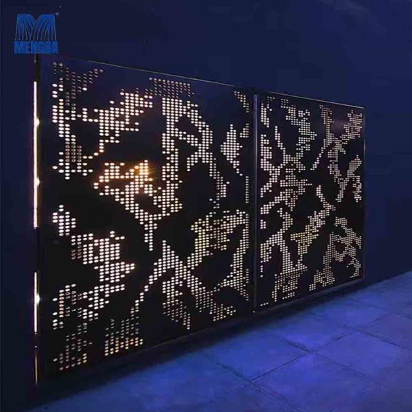 Quality Customized Aluminium Curtain Wall Punched Plate Cladding Facade for sale